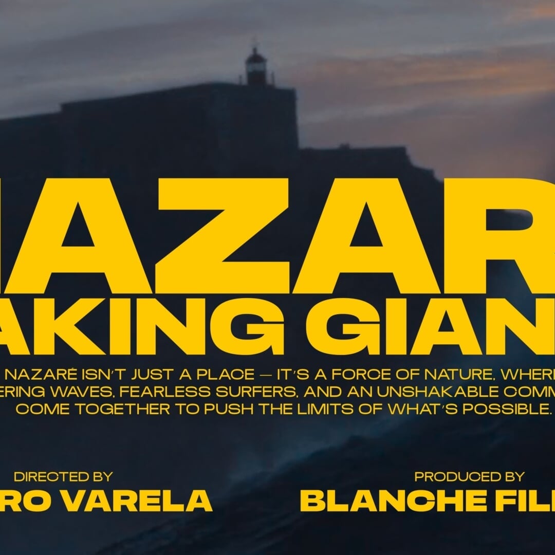 Graphic identity for a big-wave documentary series 