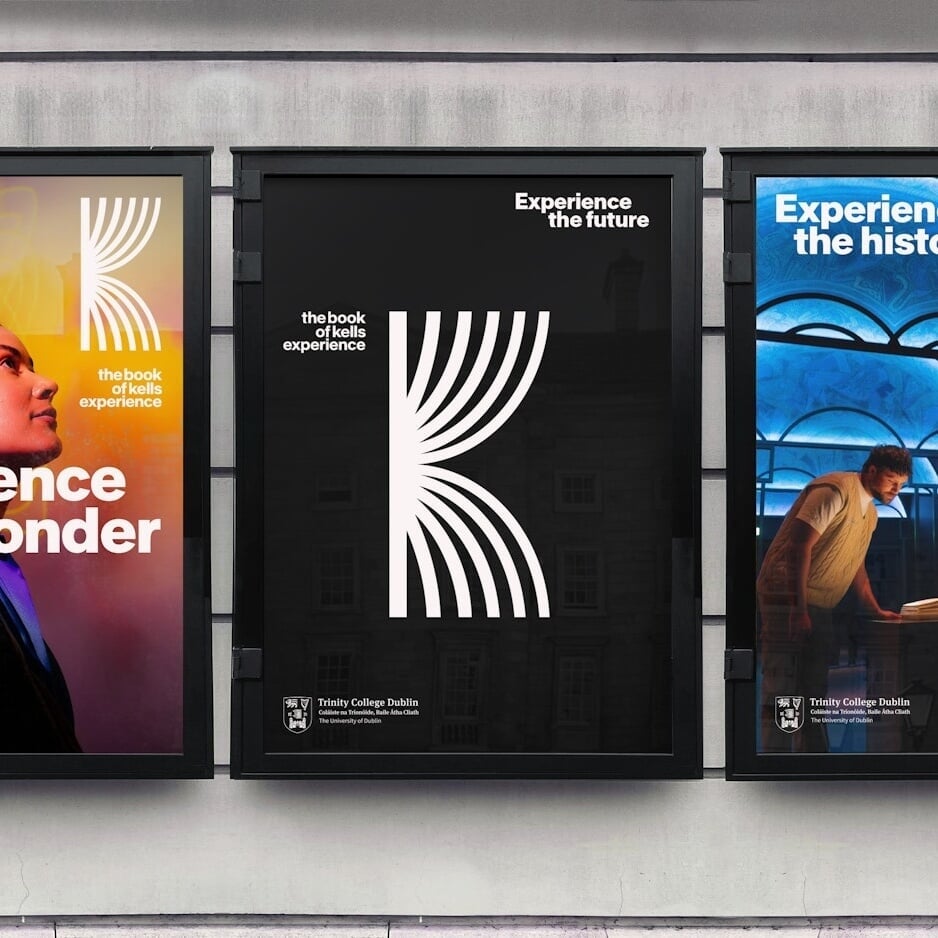 Visual Identity for the Book of Kells Experience