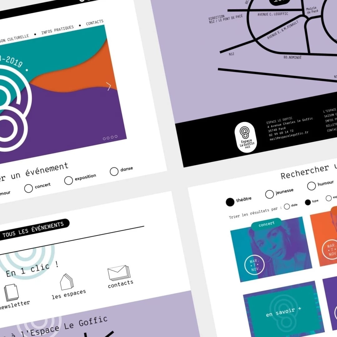 Visual Identity for Espace Le Goffic