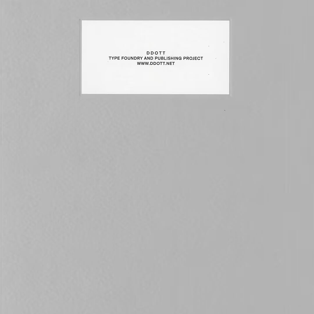 Typeface Specimen Design for Aether by DDOTT Foundry