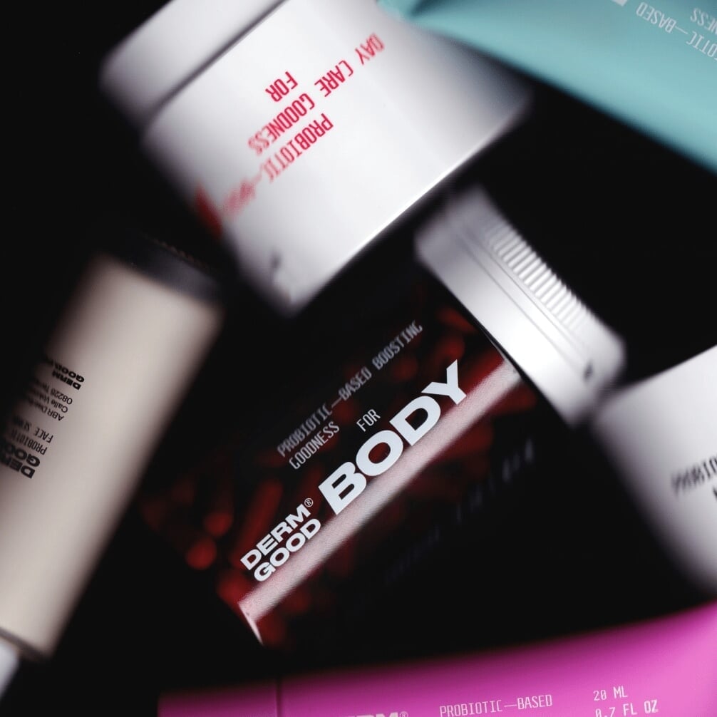 Brand Identity and Packaging for Derm Good Cosmetics