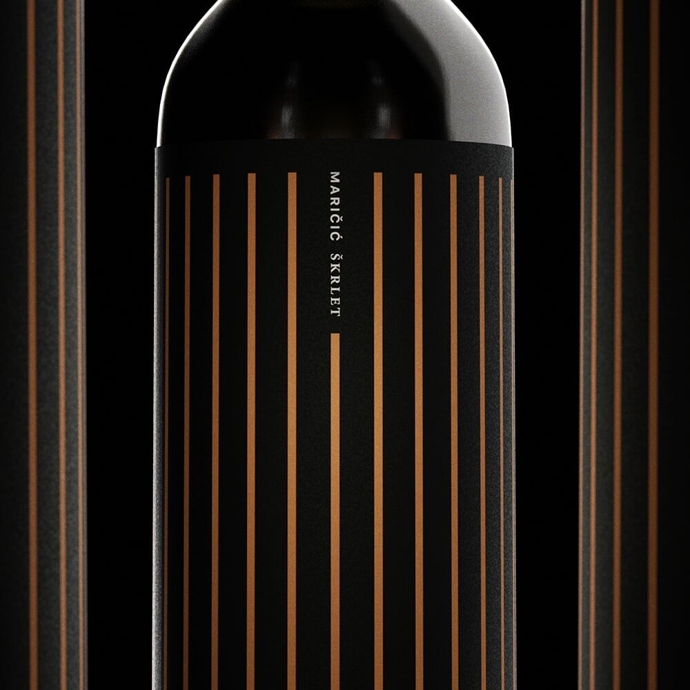 Packaging Design for Maričić Škrlet Wine
