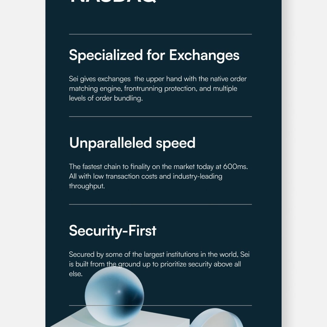Brand Identity and Website Design for Sei Blockchain