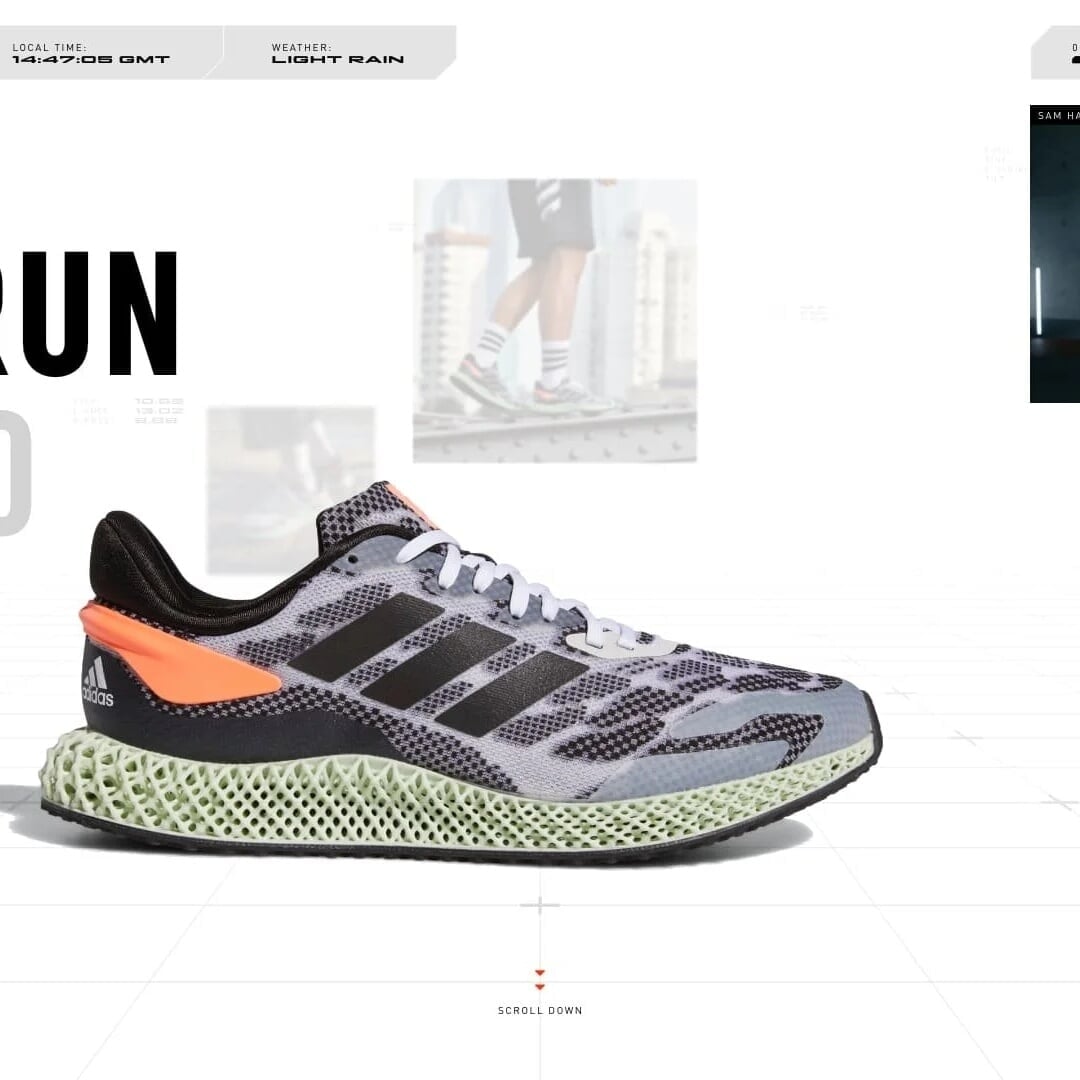 Interactive Digital Launch for Adidas 4DFWD