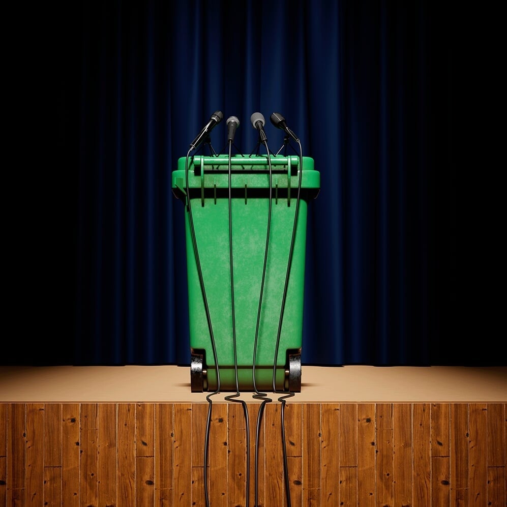 Illustration for Political Commentary Project
