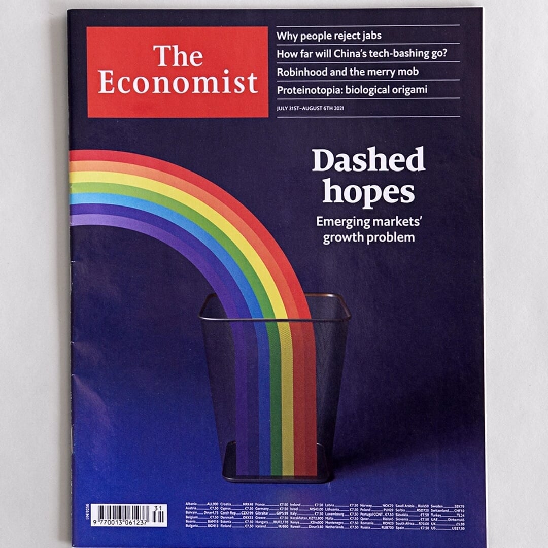Editorial Visualization for the Economist's Dashed Hopes Feature