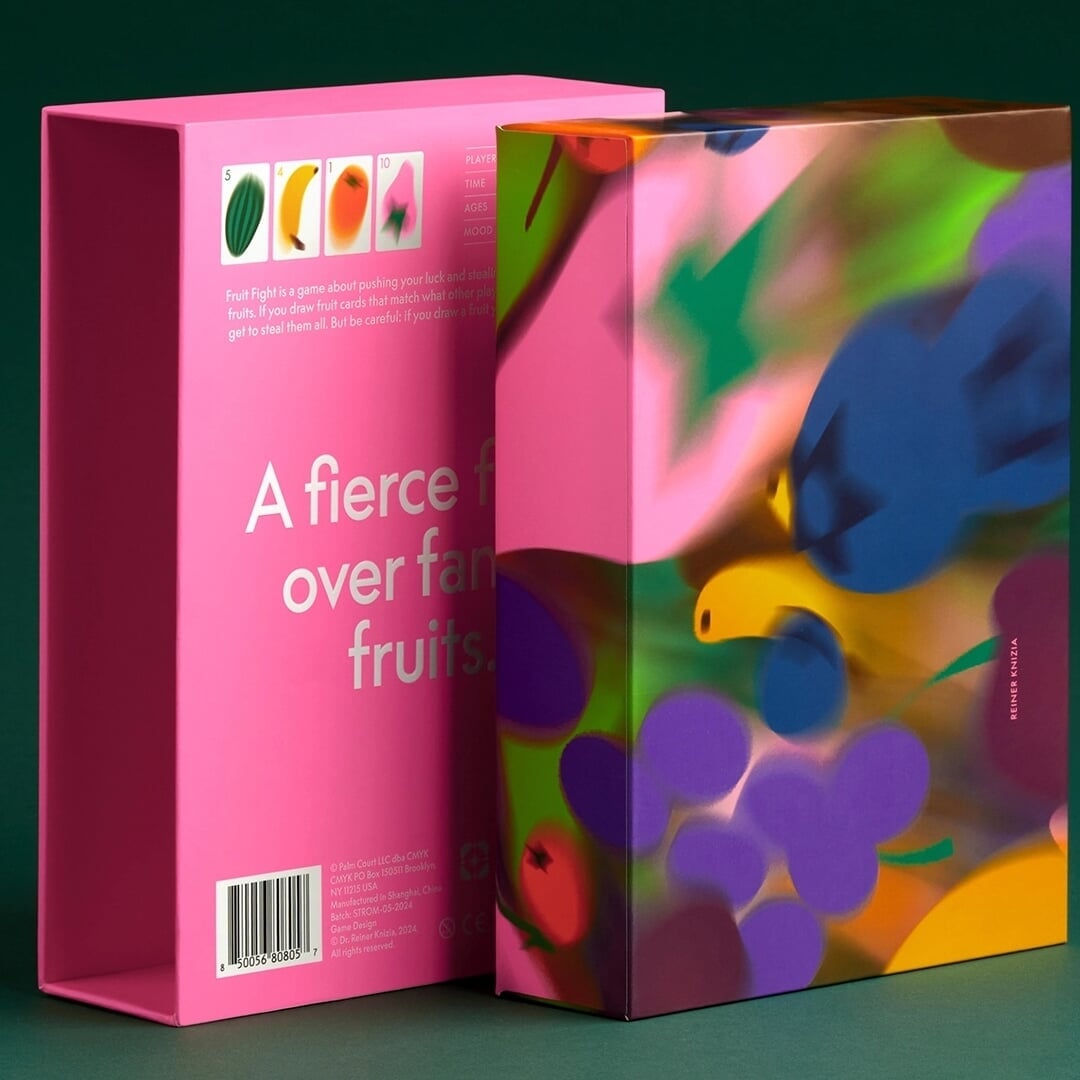 Illustrative Packaging and Game Design for Fruit Fight
