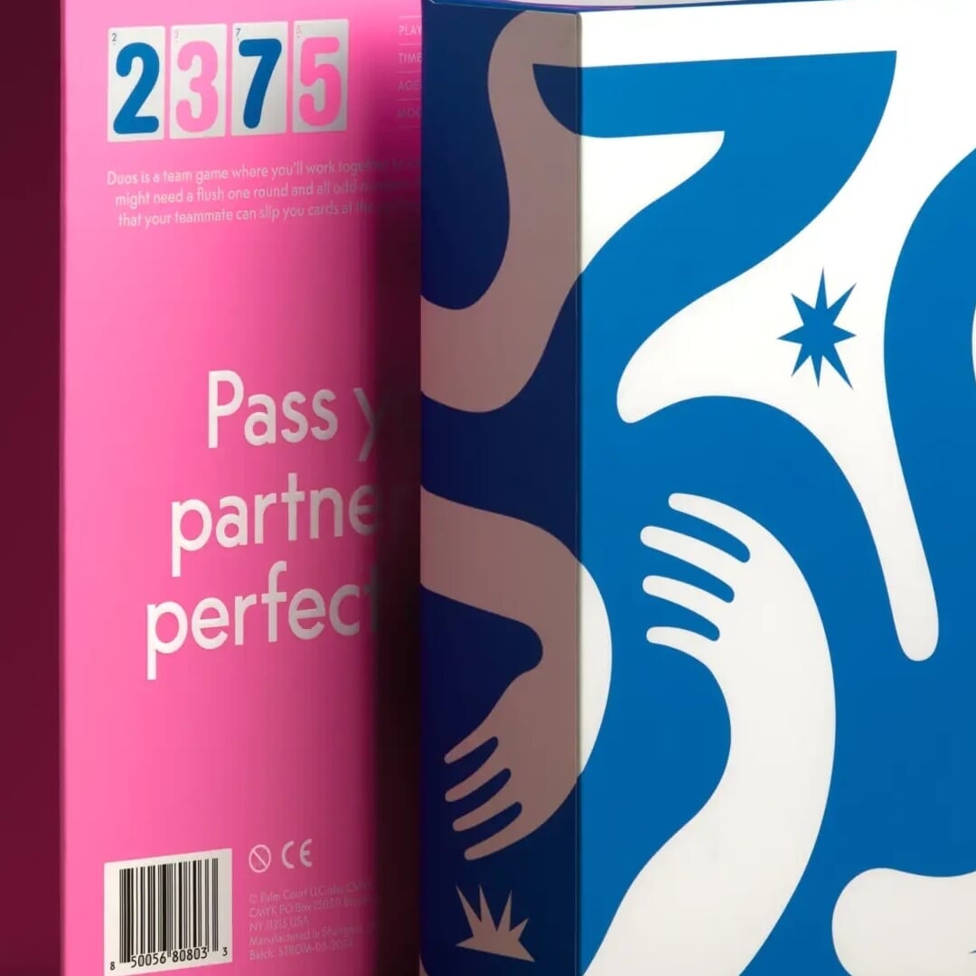 Visual Identity and Packaging for Magenta Duos Card Game