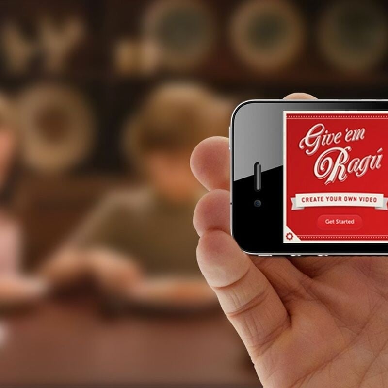 Interactive Video App for Ragú Campaign