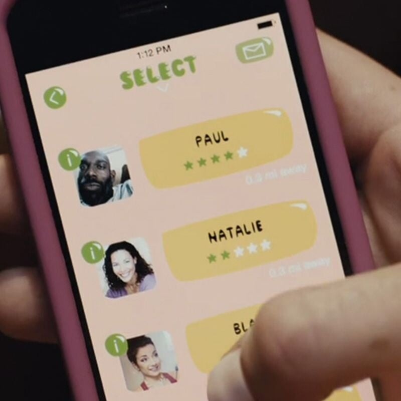 App Design for a Social Messaging Experiment with Miranda July and Prada