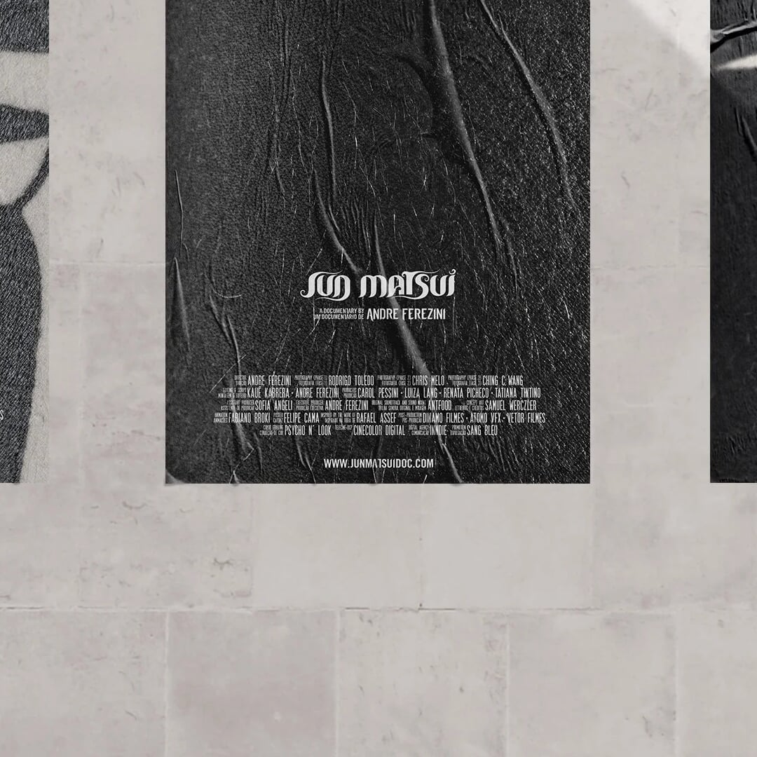 Poster Series for the Jun Matsui Documentary