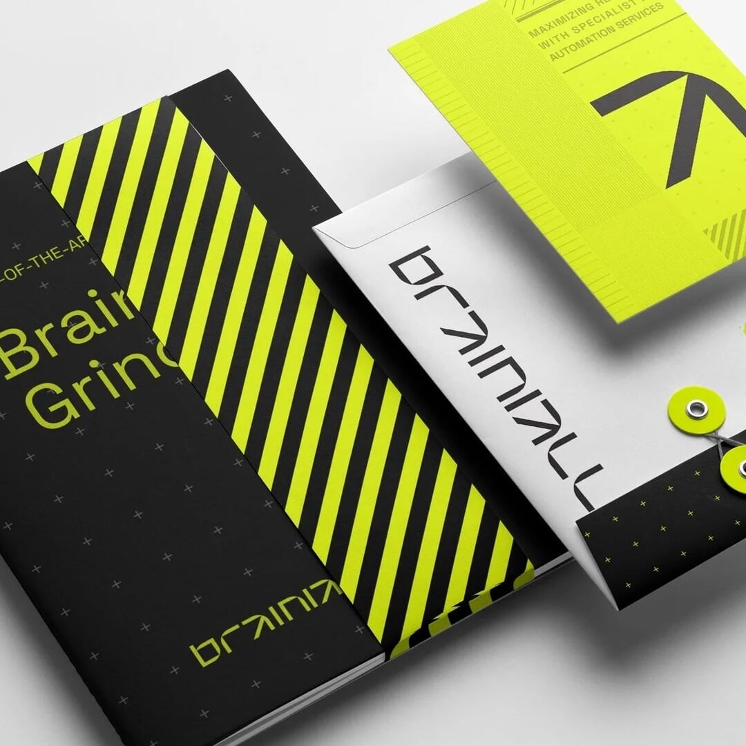 Visual Identity for Brainiall, an Industrial AI Company