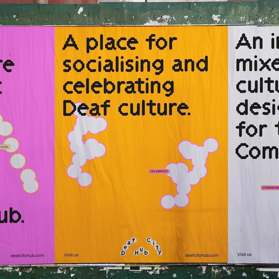Gesture-Based Brand Identity for DeafCity Hub
