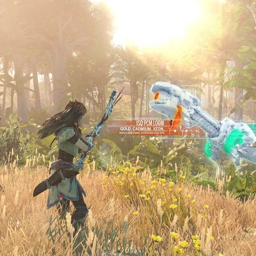 Futuristic UI Design for Horizon Zero Dawn