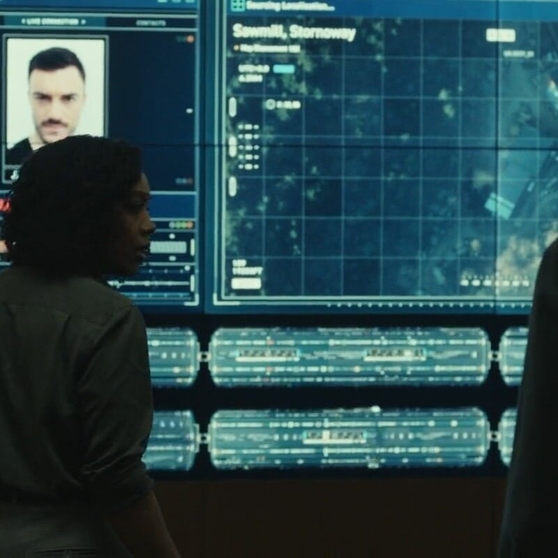 On-Set Screen Graphics for Shelter Film