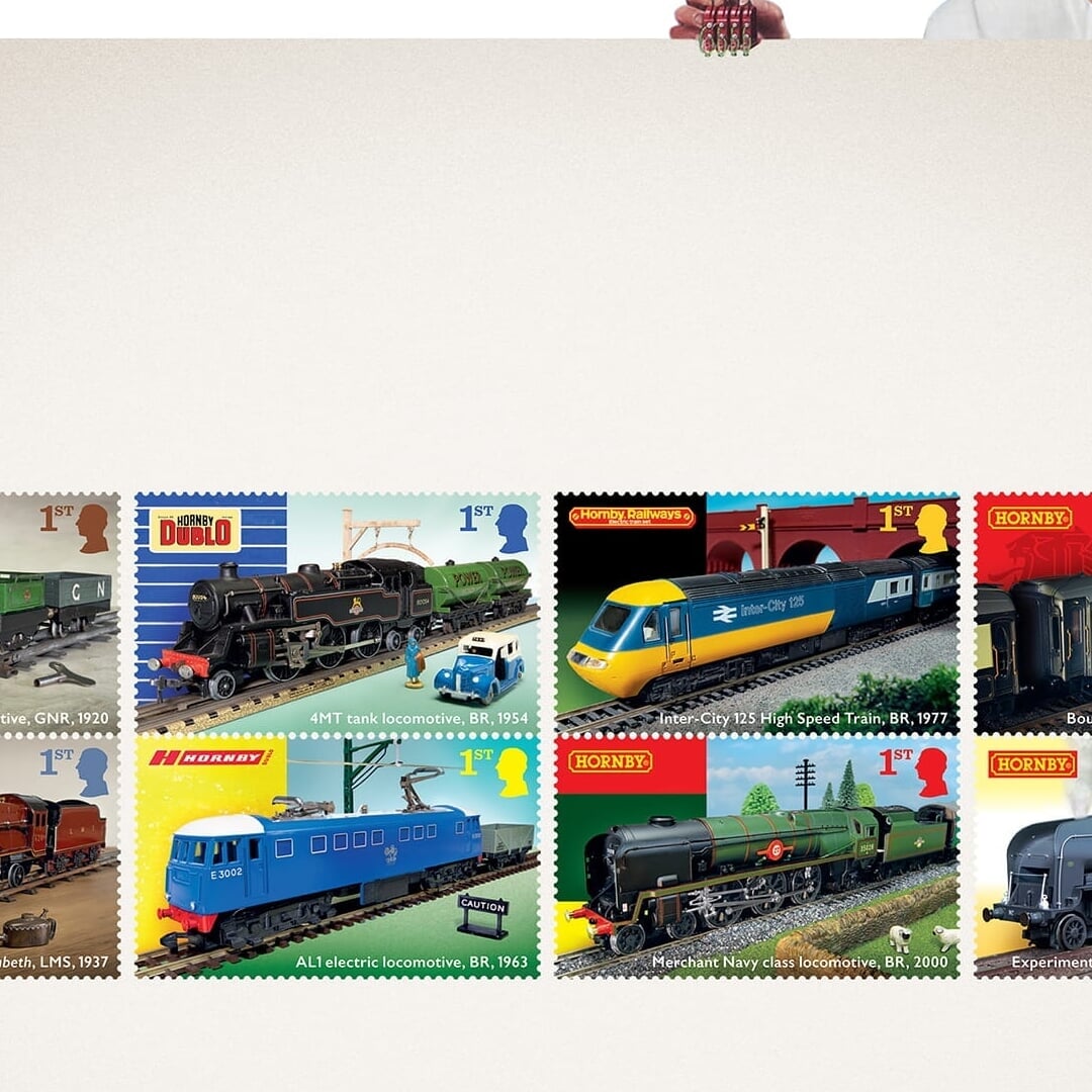 Stamp Collection Design for Hornby Model Trains