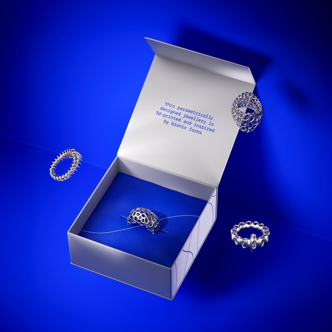Brand Identity for Parametric Jewelry Brand STL Lab