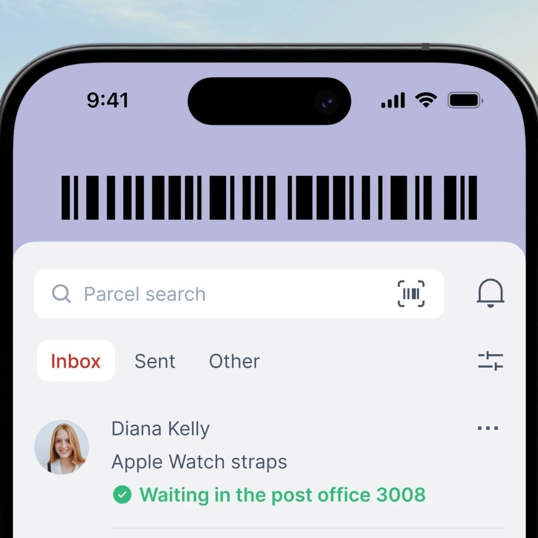 Mobile app redesign for a global postal and courier service