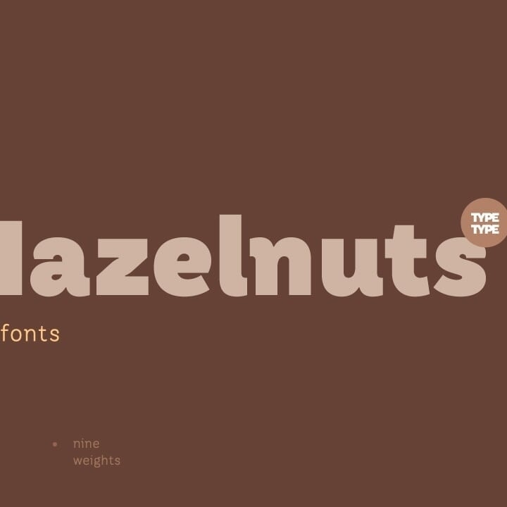 Typeface Design for TT Hazelnuts