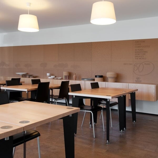 Dining Room Design for Amorim Cork Composites Headquarters