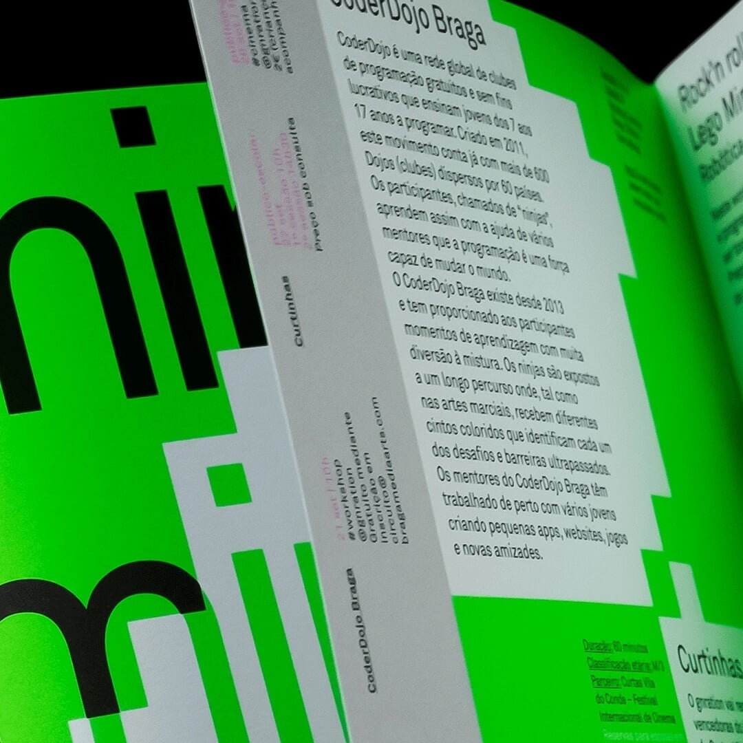 Educational Service Identity for Braga Media Arts