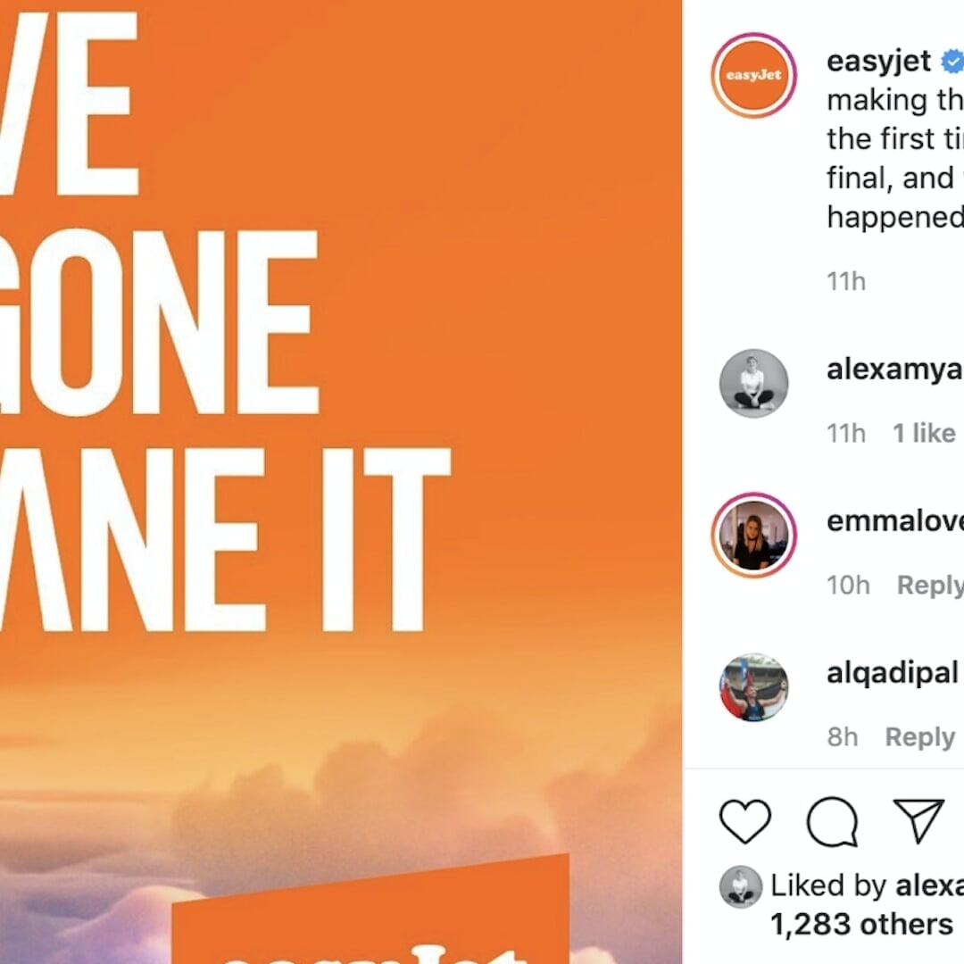 Tactical Social Campaign for easyJet