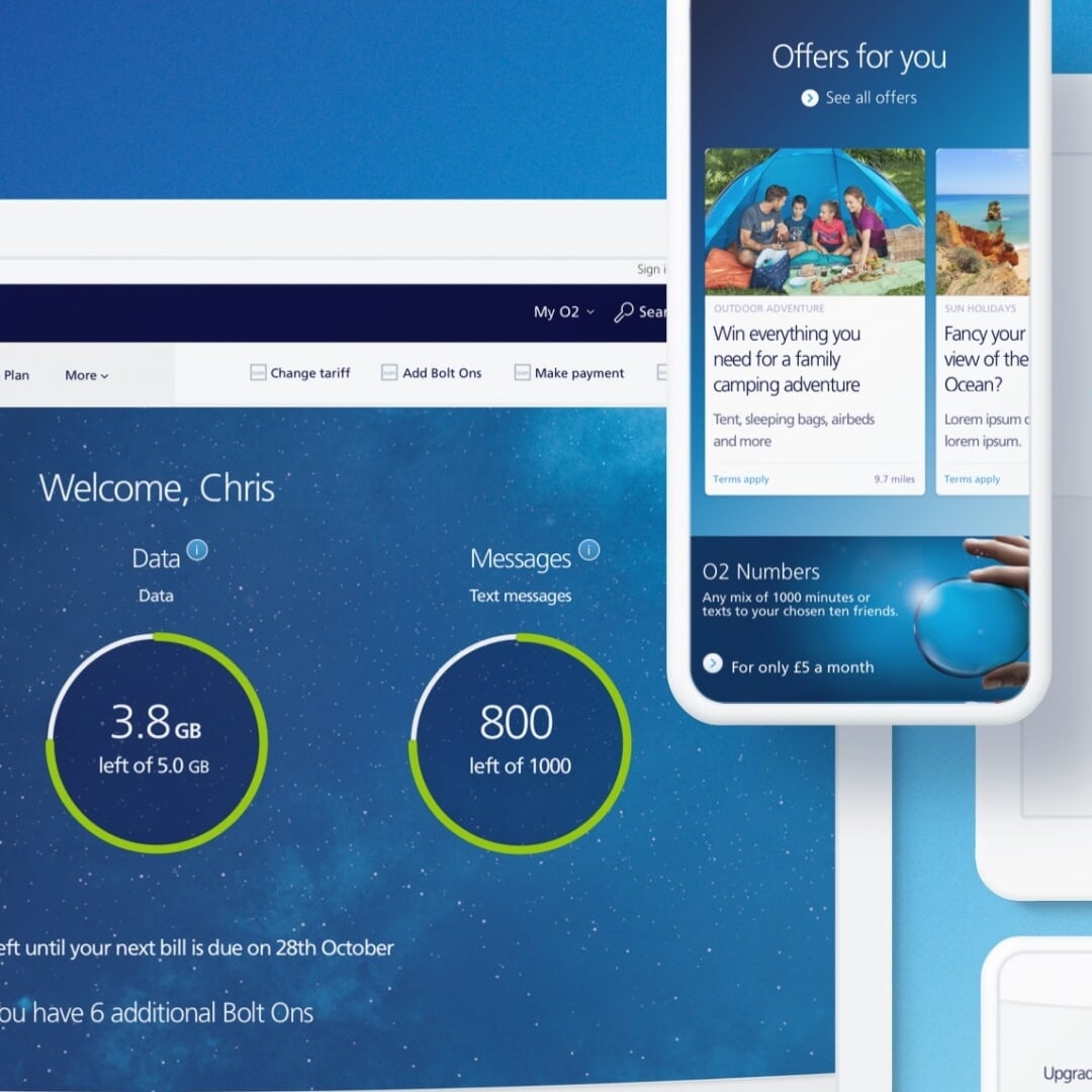 Digital Experience Redesign for My O2