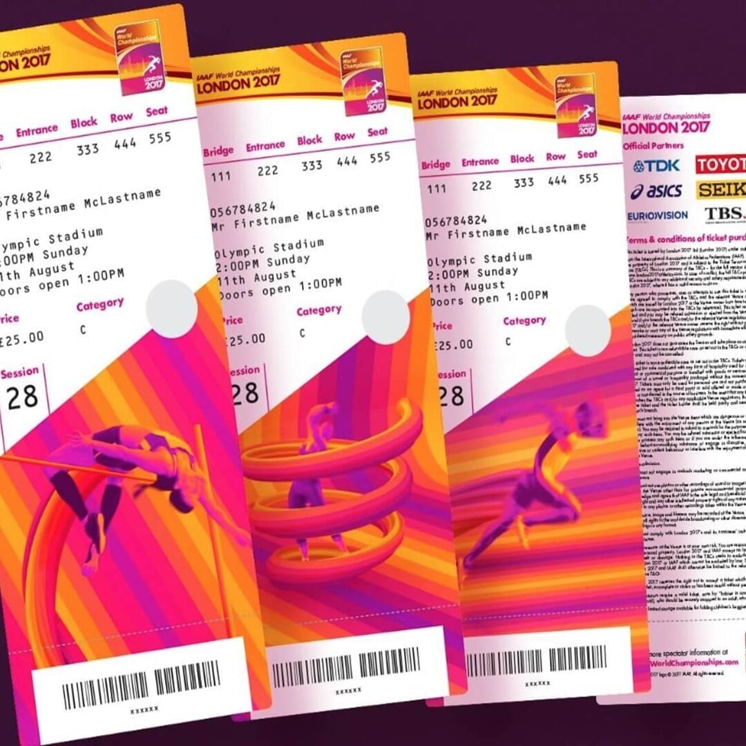 Event Identity for World Athletics Championships London 2017