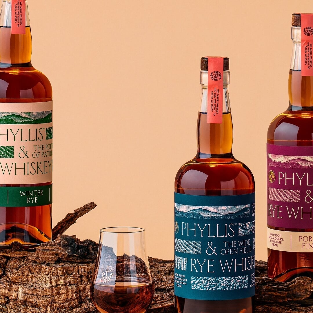 Packaging Design for Phyllis Rye Whiskey
