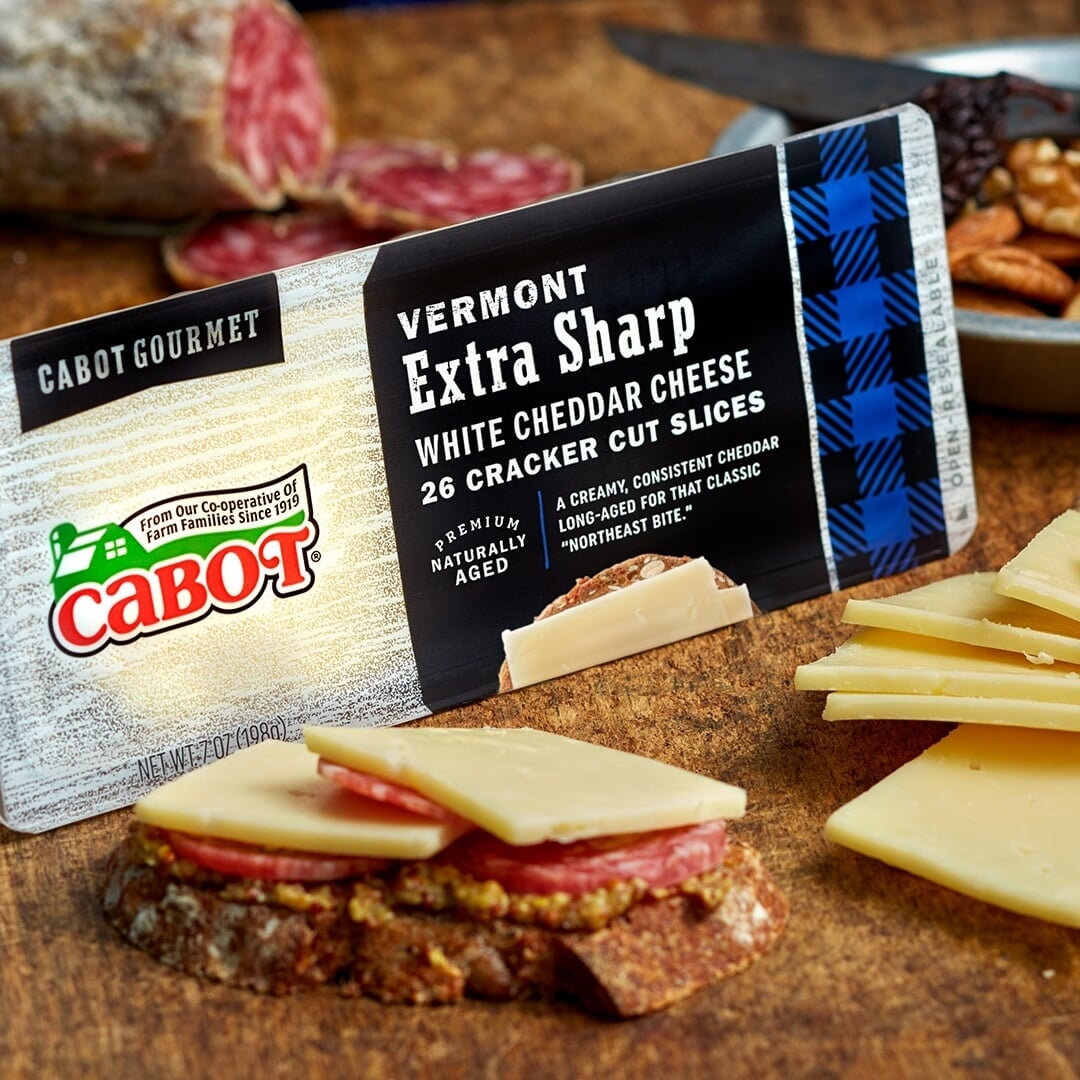 Packaging Design for Cabot Gourmet Cheese Line