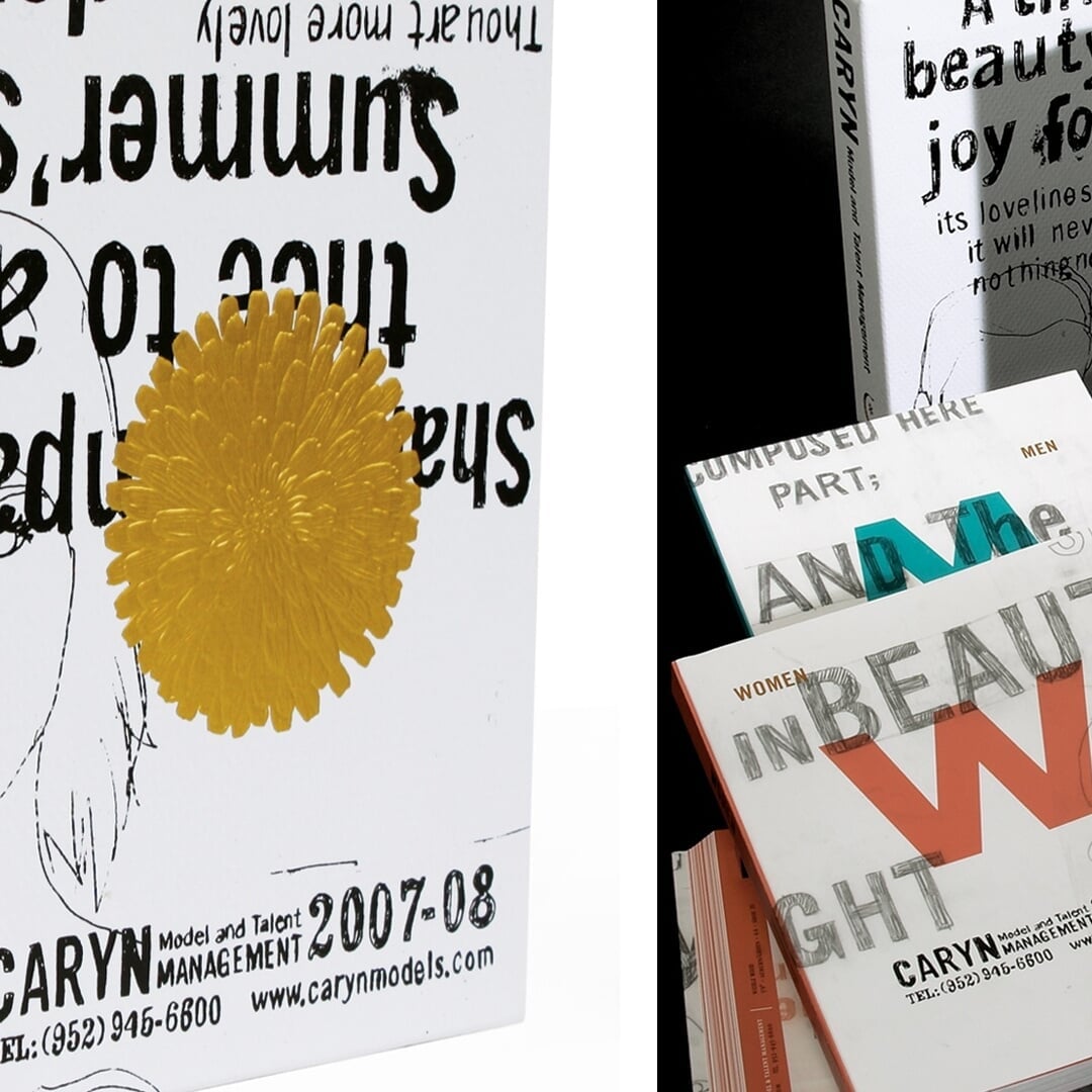 Lookbook Design for Caryn Model and Talent Agency