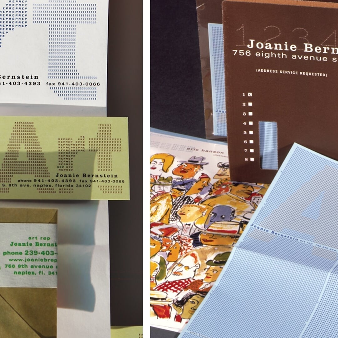 Promotional Packaging and Print Design for Joanie Bernstein