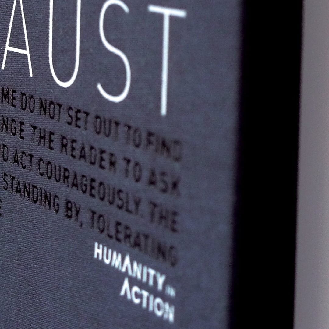 Exhibition Identity for Humanity in Action
