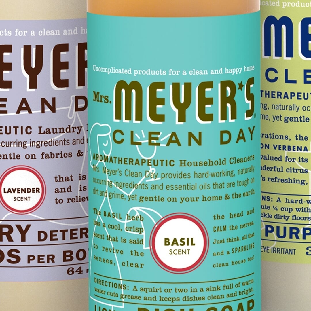 Packaging Design for Mrs. Meyer’s Clean Day