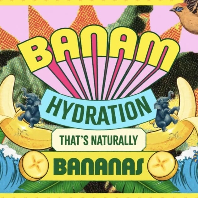 Brand Identity and Packaging for Banam Banana Water