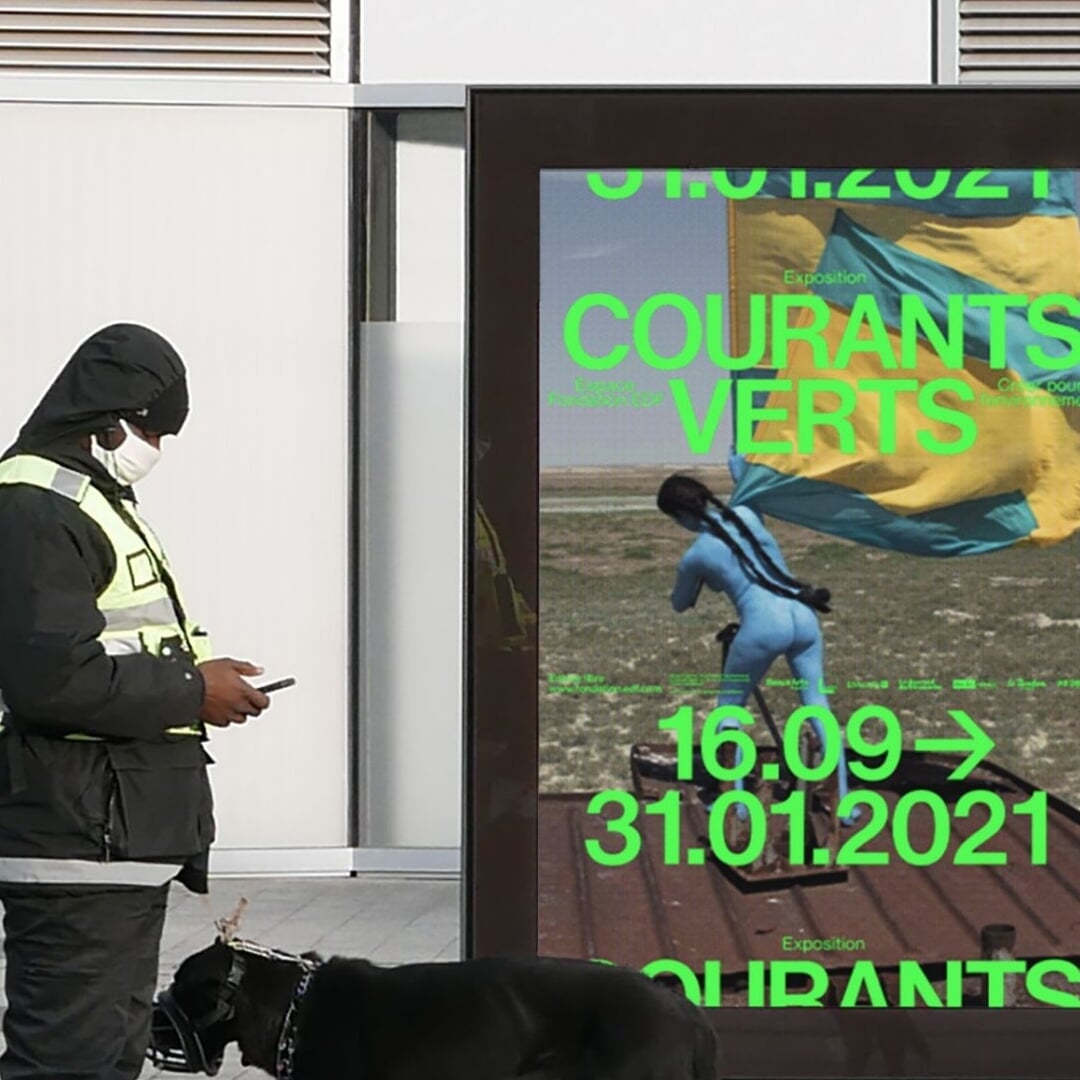Communications Campaign for Courants Verts Exhibition