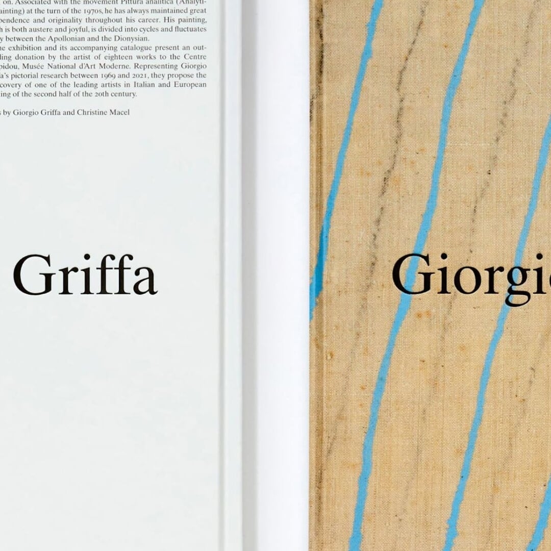 Exhibition Catalogue for Giorgio Griffa at Centre Pompidou
