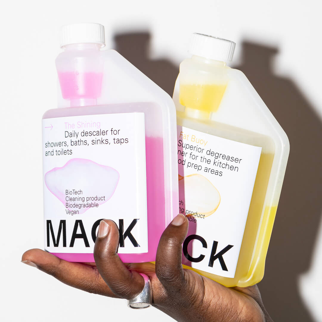 Brand Identity and Packaging for Mack Cleaning Products