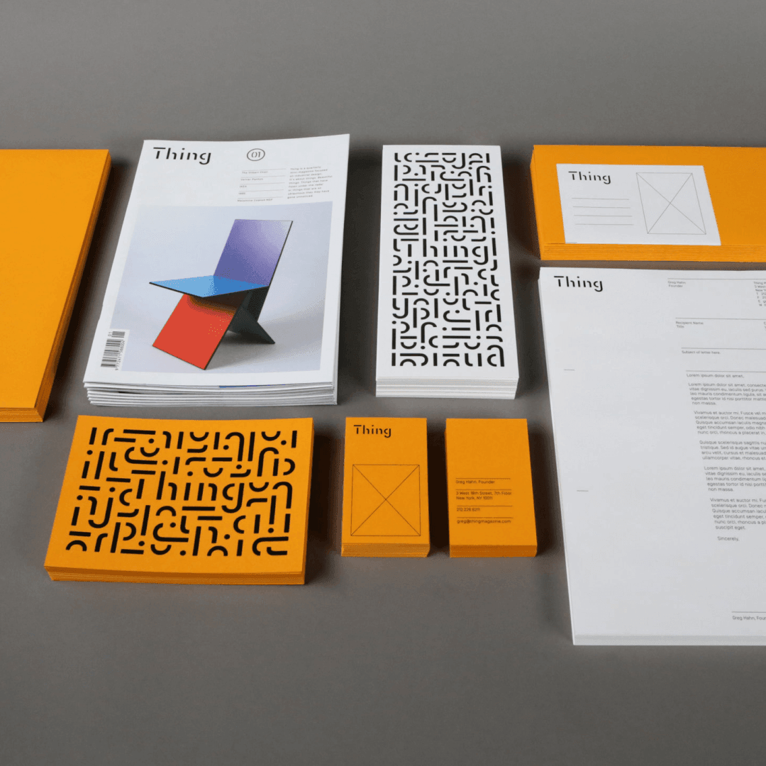 Identity and Publication Design for Thing Magazine