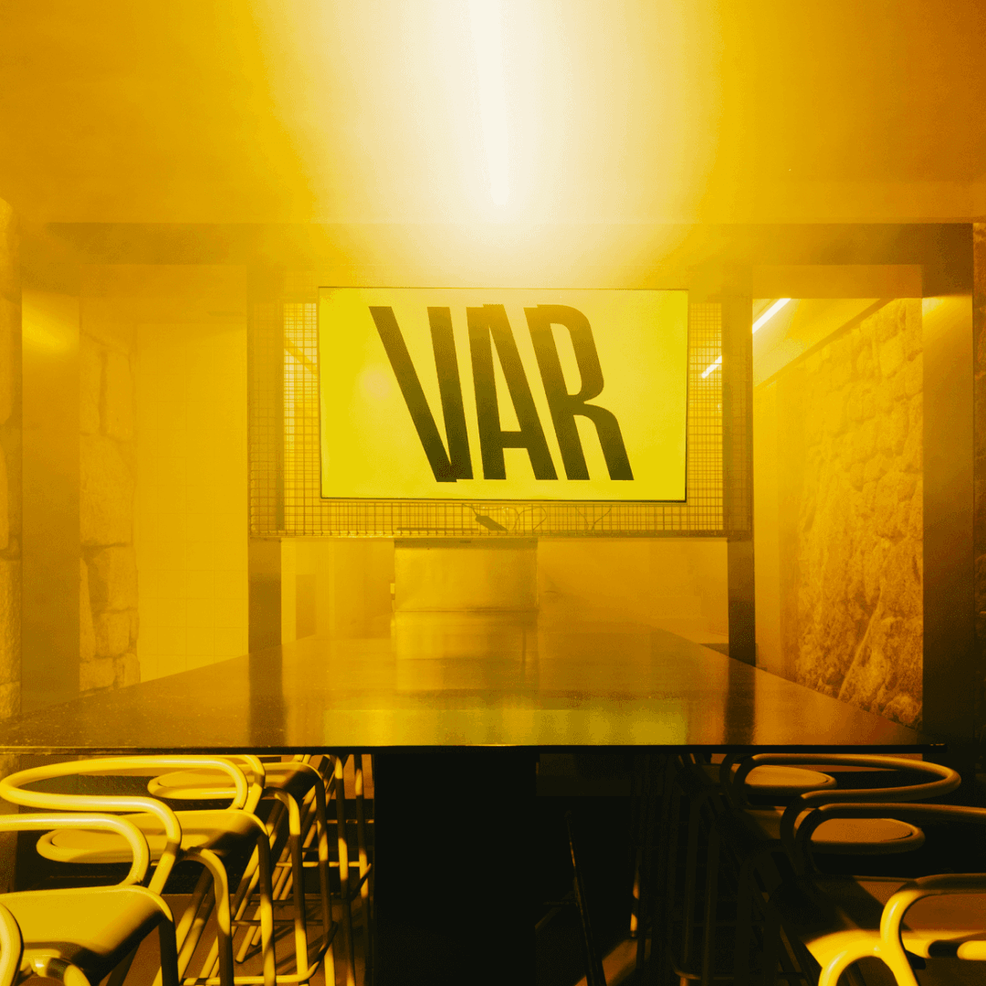 Interior and Visual Identity Design for Var Sports Bar