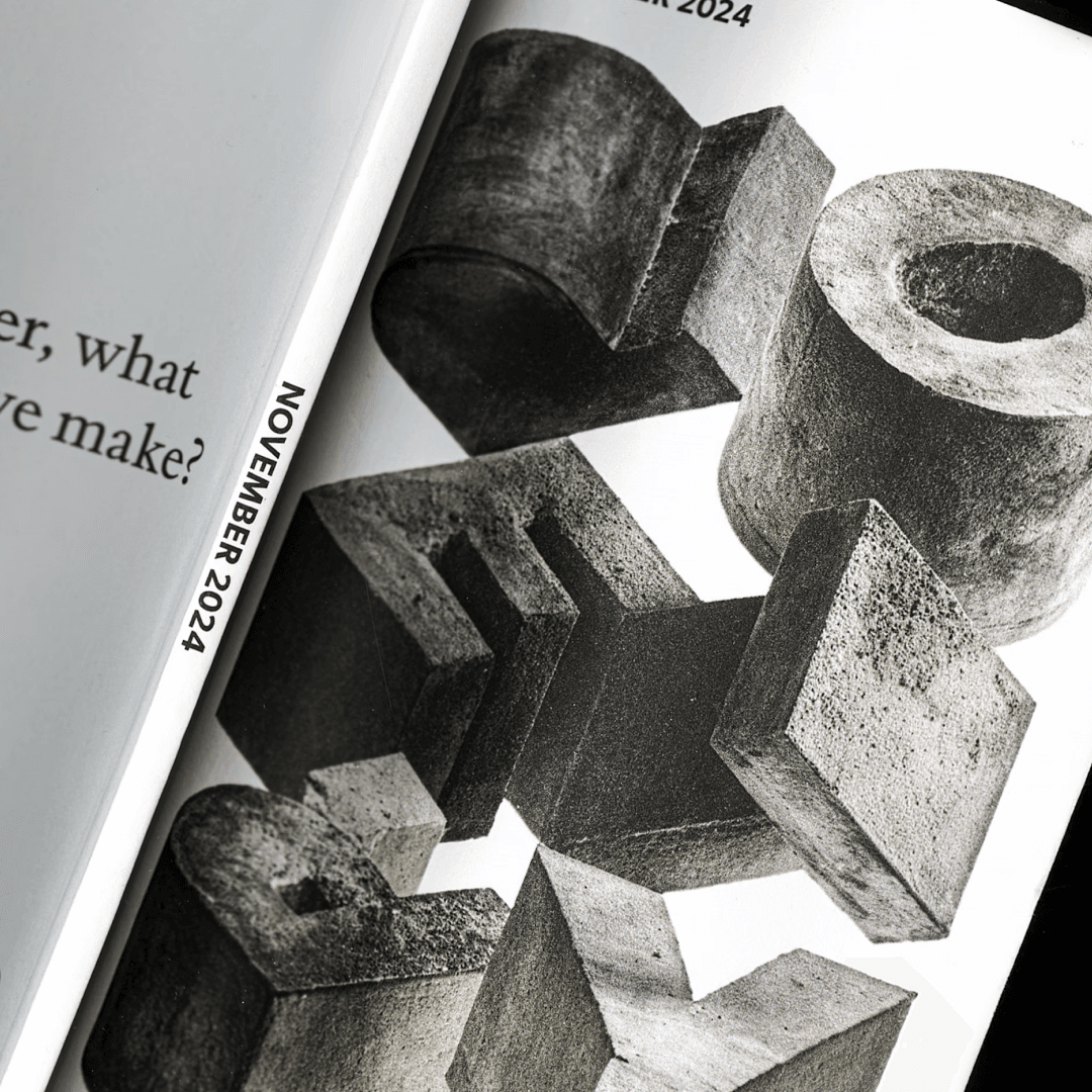 Custom Lettering for Poetry Magazine November 2024