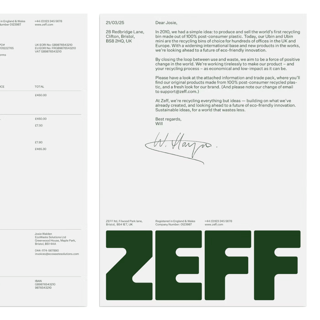 Brand Identity for a Sustainable Recycling Company
