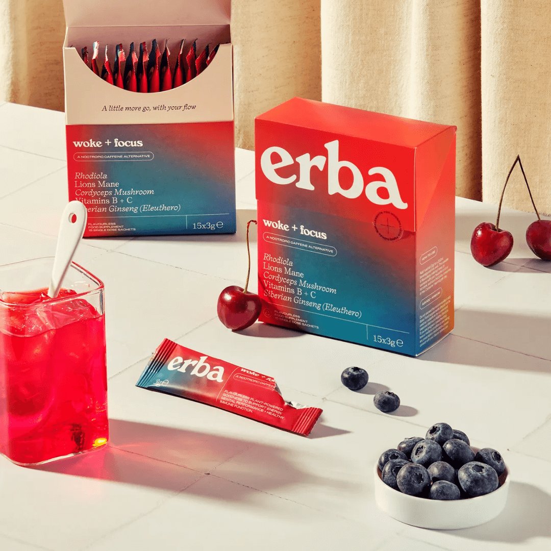 Branding and Packaging for Erba Nootropics Supplements