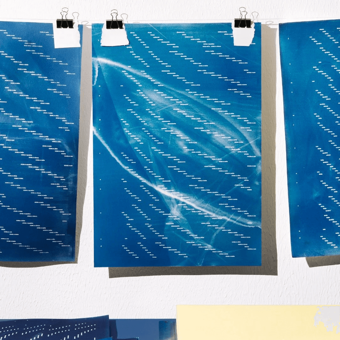 Cyanotype Calendar Design for 2025 Edition