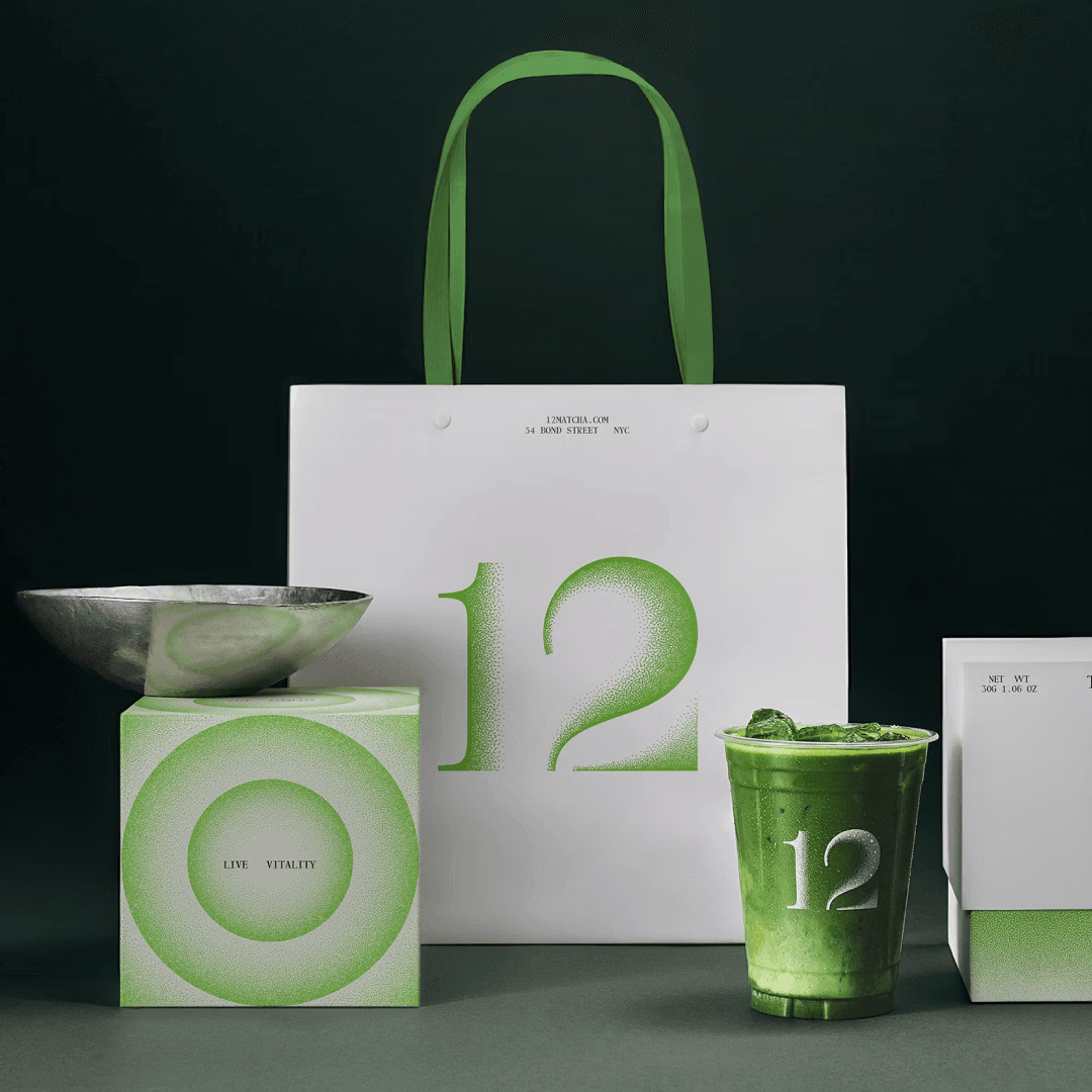 Brand Identity and Packaging for 12 Matcha