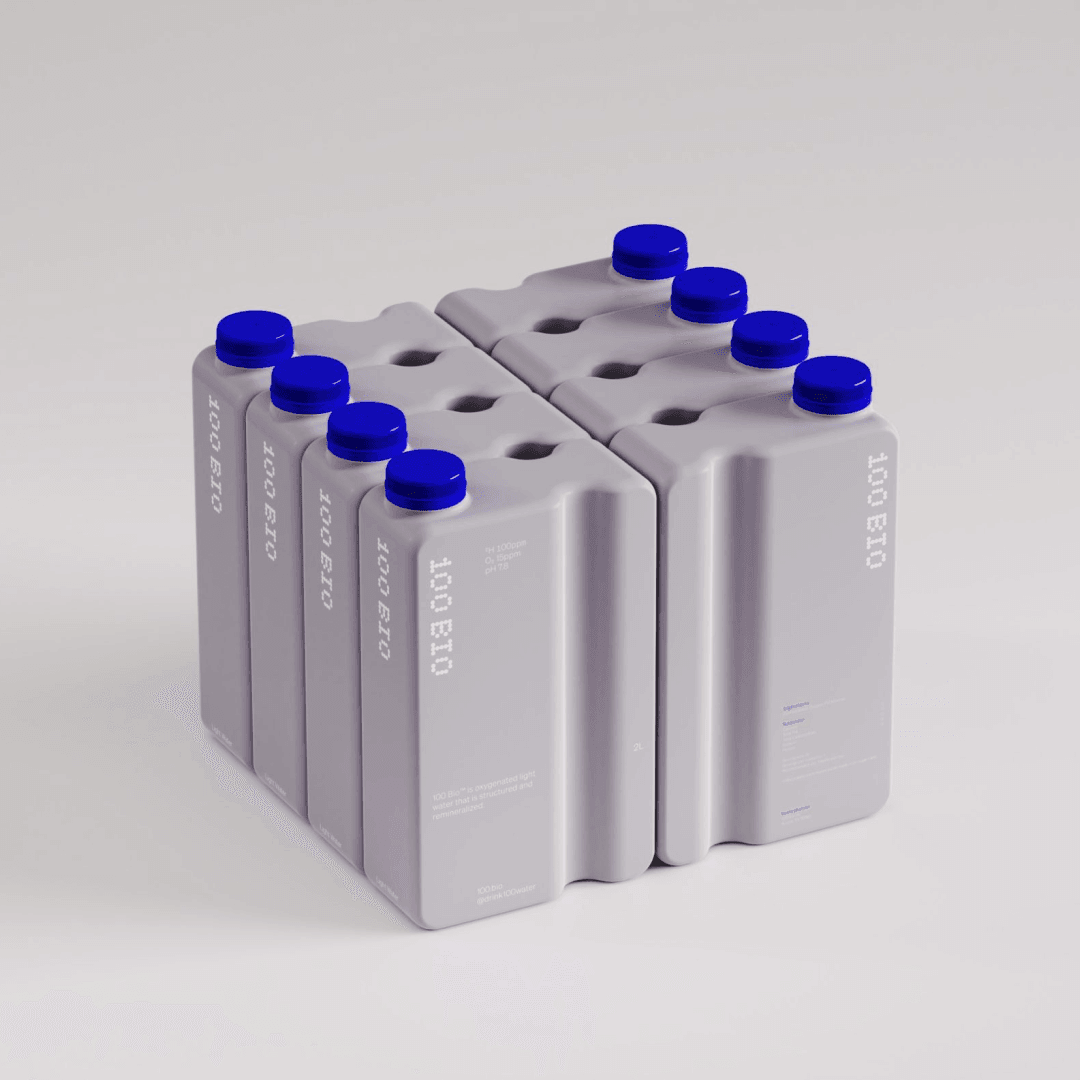 Visual Identity and Packaging for 100 Bio