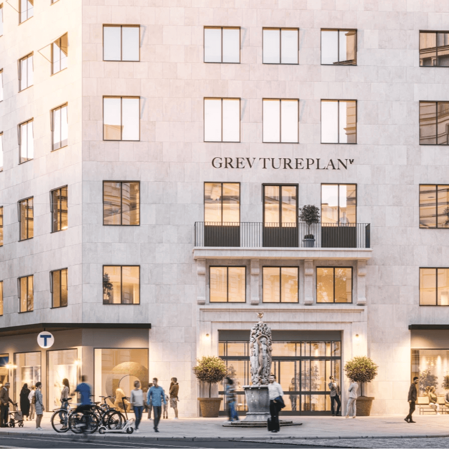 Brand and Spatial Design for Grev Tureplan Property