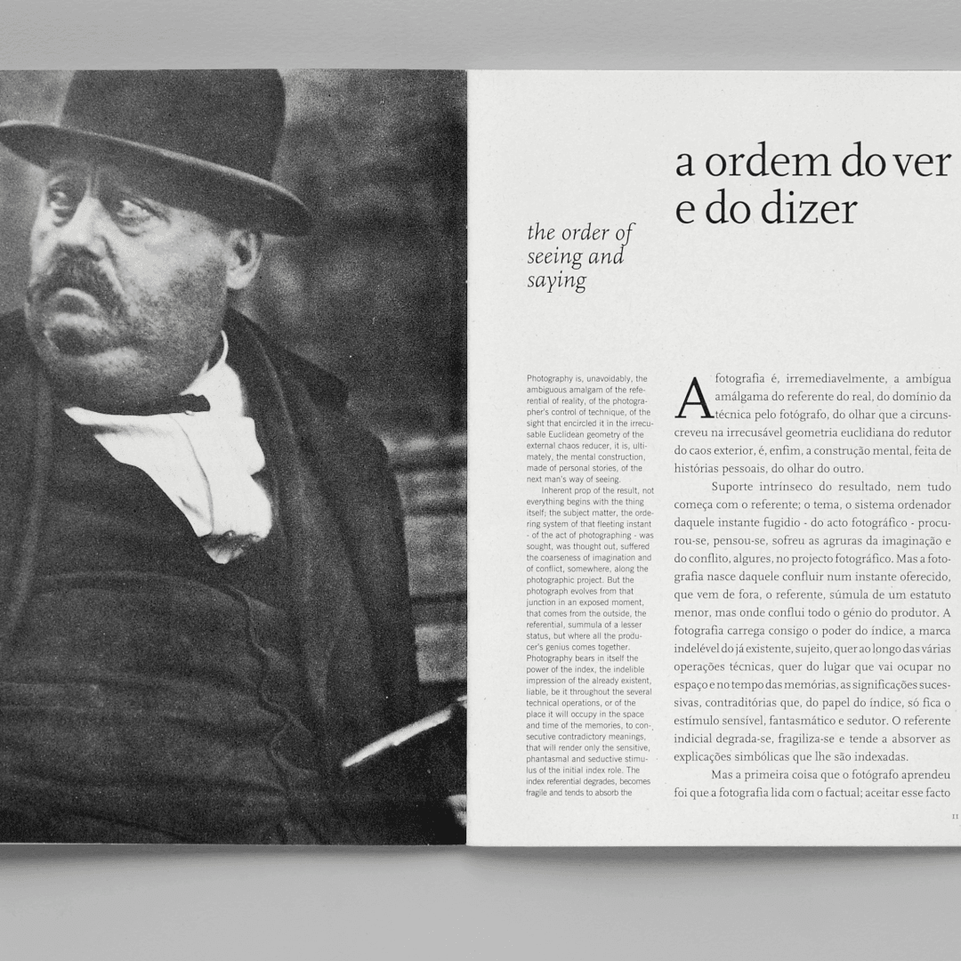 Editorial Design for the Order of Seeing and Saying Exhibition