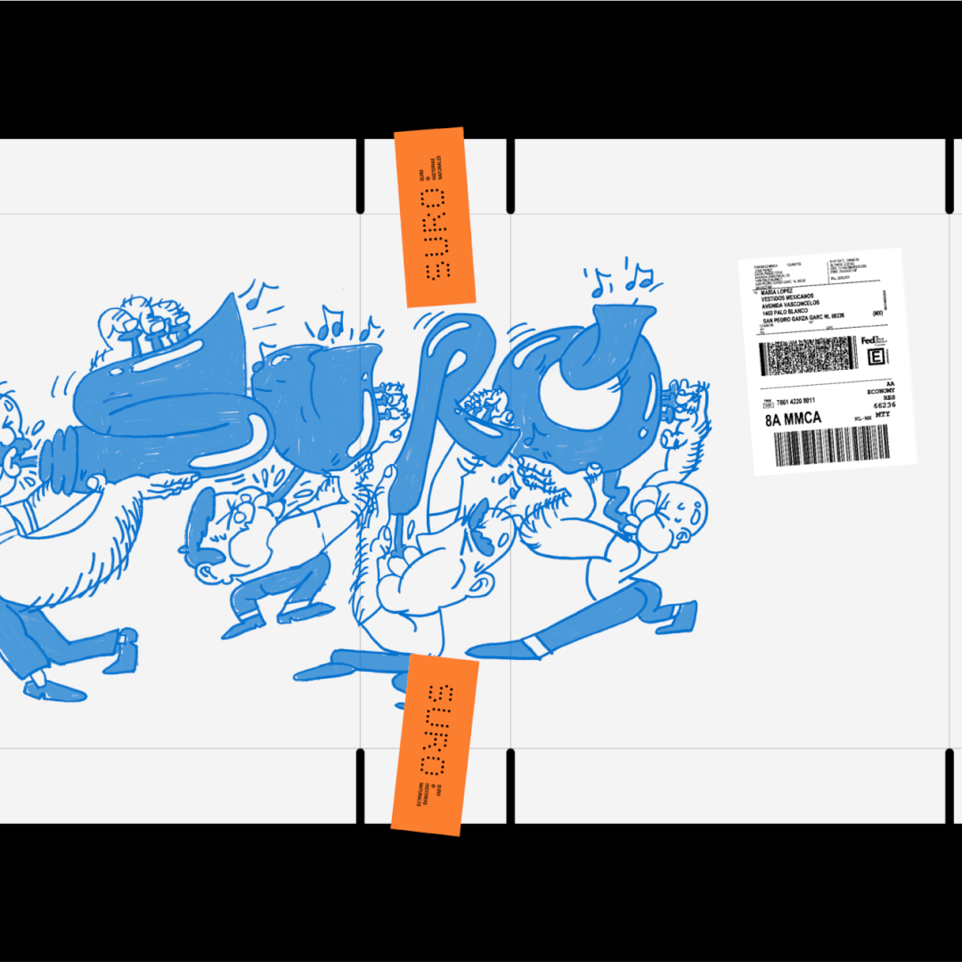 Labeling Design for Suro Spanish Brand