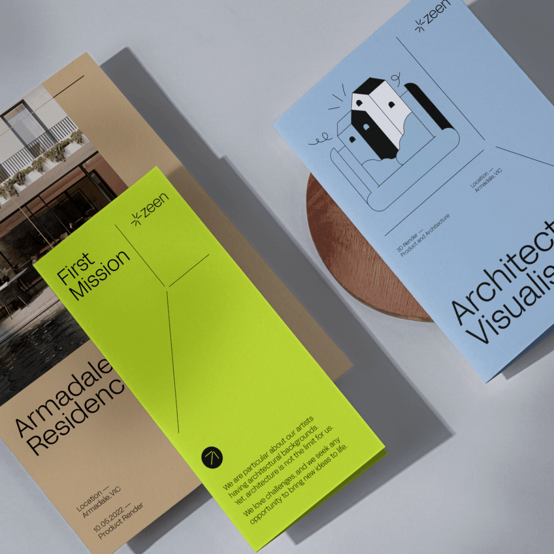 Naming and Visual Identity for a 3D Visualization Studio